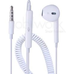 Ακουστικά In Ear | Jopus Jp-04 Tek Taraflı Spiralli Mikrofonlu Kulaklık