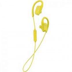 JVC HAEC30BTY Sport BT Headphon-Yellow 8Hr Btty water resistant Ear clip, mic & remote JVC HAEC30BTY Sport BT Headphon-Yellow 8Hr Btty water resistant Ear clip, mic & remote