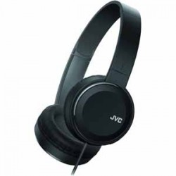 JVC Colorful Lightweight Headphones - Black