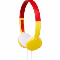 JVC Kids Earband Headphones w/ Volume Limiter - Yellow
