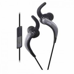 Oordopjes | JVC Extreme Fitness In-Ear Headphones with Mic - Black