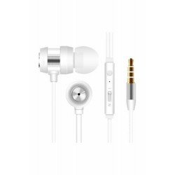 In-ear Headphones | Snopy SN-J01 Mobil Telefon Uyumlu Kulak içi Beyaz/Gümüş Mikrofonlu Kulaklık