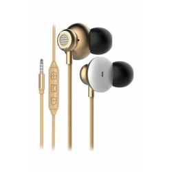 Fülhallgató | Snopy SN-X03 Arcus Telefon Uyumlu Gold Kulak İçi Mikrofonlu Kulaklık