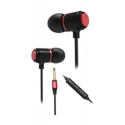 Kulak İçi Kulaklık | SN-J03 Blackstone Mobil Telefon Uyumlu Taşıma Çantalı Kulak içi Siyah/kırmızı Mikrofonlu Kulak