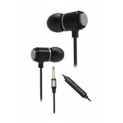 In-ear Headphones | SN-J03 Blackstone Mobil Telefon Uyumlu Taşıma Çantalı Kulak içi Siyah/Gümüş Mikrofonlu Kulaklı
