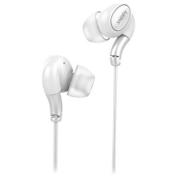 Kulak İçi Kulaklık | Snopy SN-X06 Telefon Uyumlu Beyaz Kulak İçi Mikrofonlu Kulaklık