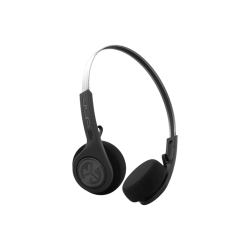 Bluetooth Kopfhörer | JLAB AUDIO Rewind Wireless Retro - Bluetooth Kopfhörer (On-ear, Schwarz/Rot)