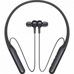 Bluetooth Headphones | Sony WIC600N/B Black Wireless noise canceling in-ear headphones with Artificial Intelligence Noise canceling adjusts to environment. Bluetoo