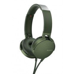 Sony MDR-XB550AP Over-Ear Headphones - Green