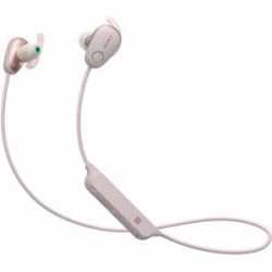 Sony Wireless In-Ear Sports Headphones with Bluetooth & Noise-Cancelling Technology - Pink