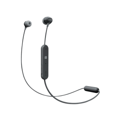 Bluetooth Kopfhörer | SONY WI-C300 - Bluetooth Kopfhörer (In-ear, Schwarz)