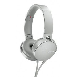 Sony MDR-XB550AP Over-Ear Headphones - White Sony MDR-XB550AP Over-Ear Headphones - White