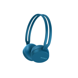 SONY WH-CH 400 L BLAU, On-ear Kopfhörer Bluetooth Blau