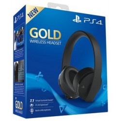 Sony GOLD Wireless PS4 Headset - Black Sony GOLD Wireless PS4 Headset - Black
