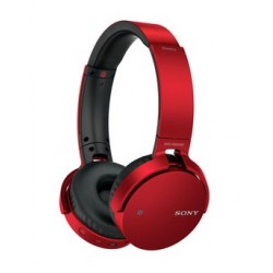 Sony MDR-XB650BT On-Ear Headphones - Red