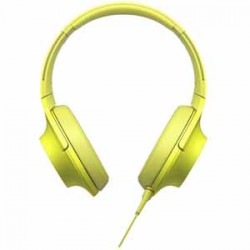 Headphones | Sony H.Ear on Premium Hi-Resolution On-Ear Stereo Headphones - Lime Yellow