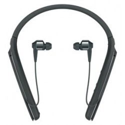 In-ear Headphones | Sony WI-1000X Wireless Noise Cancelling Headphones - Black