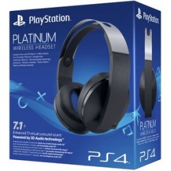 Gaming Headsets | Sony Wireless PS4 Headset - Platinum