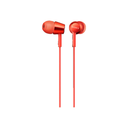 SONY MDR-EX155AP, In-ear Kopfhörer  Rot