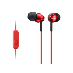 Kulaklık | SONY MDR.EX110AP Mikrofonlu Kulak İçi Kulaklık Kırmızı