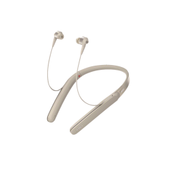SONY WI-1000XN - Bluetooth Kopfhörer mit Nackenbügel (In-ear, Gold)