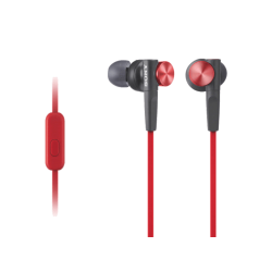 SONY XB50 Extra Bass Mikrofonlu Kulak içi Kulaklık Kırmızı