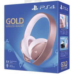 Gaming Headsets | Sony Gold Wireless PS4 Headset - Rose Gold