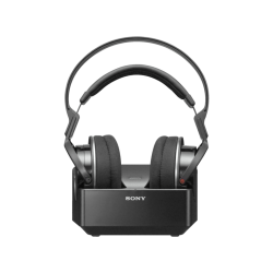 Bluetooth Kopfhörer | SONY MDR-RF855 - Funkkopfhörer mit Ladestation (On-ear, Schwarz)