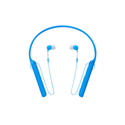 SONY WI-C400L - Bluetooth Kopfhörer mit Nackenbügel (In-ear, Blau)