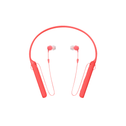 SONY WI-C 400, In-ear Kopfhörer Bluetooth Rot