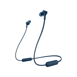 SONY WI-XB400, Kinnbügel Kopfhörer Bluetooth Blau