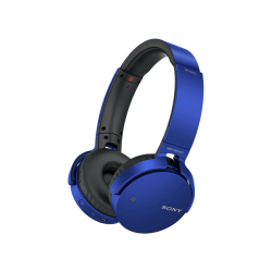 Kopfhörer | SONY MDR-XB650BTL, On-ear Kopfhörer Bluetooth Blau