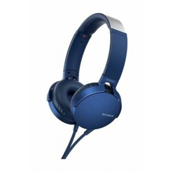 MDR-XB550APL Kulaküstü Mikrofonlu Kulaklık Mavi