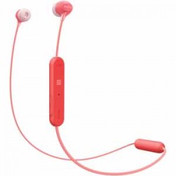 Sony Wireless In-Ear Headphones with Bluetooth® & NFC - Red