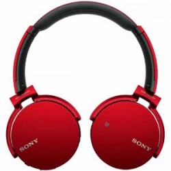 Sony EXTRA BASS Bluetooth Headphones - Red