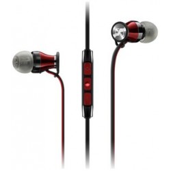 Headphones | Sennheiser Momentum In-Ear Headphones for Android- Black Red