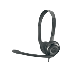 Mikrofonos fejhallgató | SENNHEISER PC 5 Chat - Office Headset (Kabelgebunden, Binaural, On-ear, Schwarz)