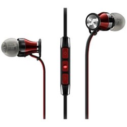 Sennheiser Momentum In Ear IOS Uyumlu Siyah-Kırmızı Kulakiçi Kulaklık