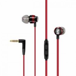 Sennheiser CX300S RED In Ear Headphones with microphone Enhanced bass response Smart remote to take calls Four sizes of in ear adaptors Prec