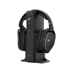 Bluetooth Kopfhörer | SENNHEISER RS 175 - Funkkopfhörer mit Ladestation (Over-ear, Schwarz)