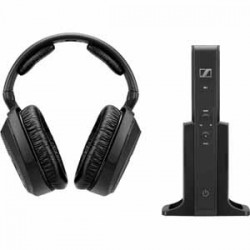 Wireless TV Headphones | Sennheiser Over-the-Ear Wireless Headphone System - Black
