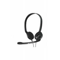 PC 3 Chat Mikrofonlu Kulaküstü Siyah Kulaklık