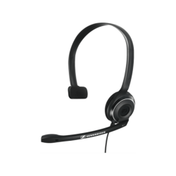 Kopfhörer | SENNHEISER PC 7 USB - Office Headset (Kabelgebunden, Monaural, On-ear, Schwarz)