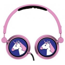 Emoji Swivel On-Ear Headphones - Unicorn
