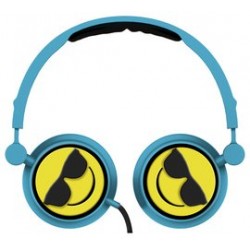 On-ear Headphones | Emoji Over-Ear Kids Headphones - Sunglasses