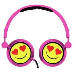 Emoji Swivel On-Ear Headphones - Heart