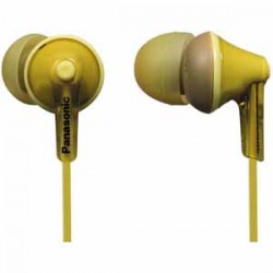 In-ear Headphones | Panasonic Comfort Ergo Fit Earphones - Yellow