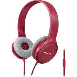 Panasonic | Panasonic RP-HF100ME-P Pembe Kablolu Kulak Üstü Mikrofonlu Katlanabilir Stereo Kulaklık