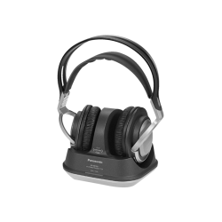 Bluetooth und Kabellose Kopfhörer | PANASONIC RP-WF950E-S - Funkkopfhörer mit Ladestation (Over-ear, Silber)
