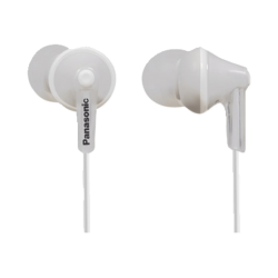 Ecouteur intra-auriculaire | PANASONIC RP-HJE125 E-W, In-ear Kopfhörer  Weiß